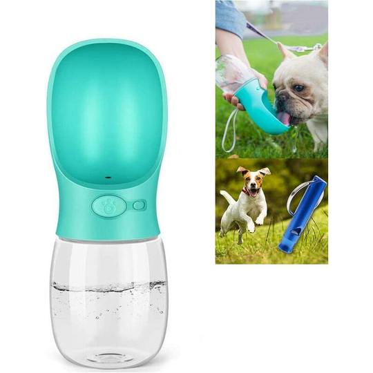 Portable Dog Water Bottle, 350ml Portable Dog Water Bottle bpa Free, Leak Proof, Outdoor Pet Drinking, Travel & Hiking
