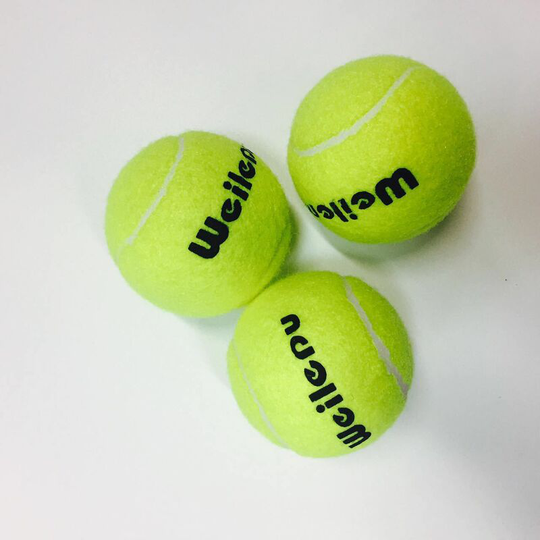 Set of 3 dog tennis balls