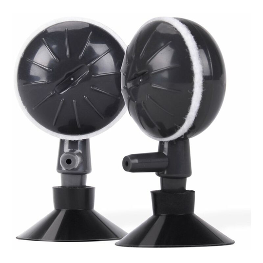 Perle Rare - 2 Pcs Air Bubble Stone Suction Cup Fish Tank Bubbler Adjustable Rotary Type Oxygen Diffuser for Aquariums Hydroponic Pump for Aquariums