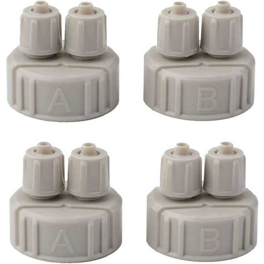 4pcs diy CO2 quick connector cap generator for aquarium plants