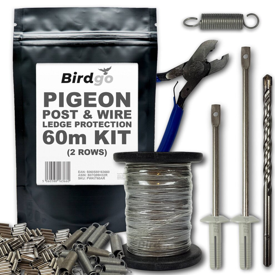 (60m) Birdgo Pigeon Post & Wire Install Kits