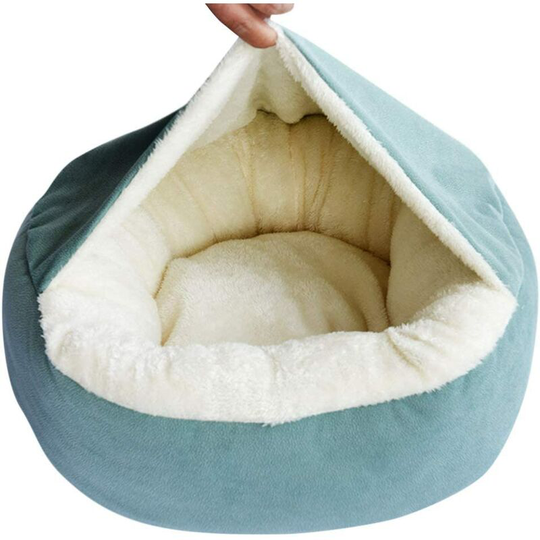 Cat Bed Comfortable Round Dog Bed Soft Pet Bed XZ025 (56 * 20, Cyan)