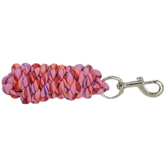 Three Toned Lead Rope (2m) (Light Pink/Red/Orange) - Light Pink/Red/Orange - HY