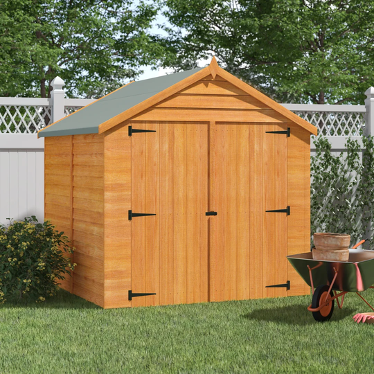 6 Ft. W x 6 Ft. D Overlap Apex Wooden Shed