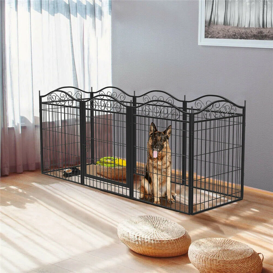 Lariat 190Cm Heavy Duty Metal Dog Pen