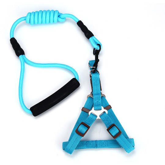 Thsinde - Soft Mesh Padded Dog Harness, Reflective No Pull Puppy Harnesses Vest with Leash, Escapeproof Adjustable Breathable Pet Lead Set for Small
