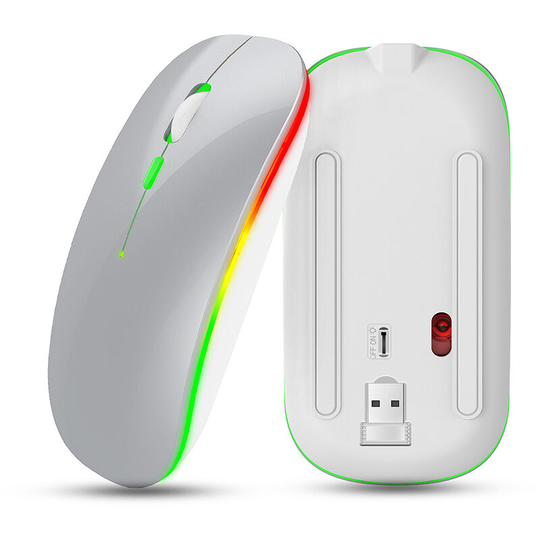 Superseller - M40 Ultra-thin Wireless Mouse 2.4G Rechargeable Wireless Silent Mouse Ergonomic Design 3 Adjustable dpi Black