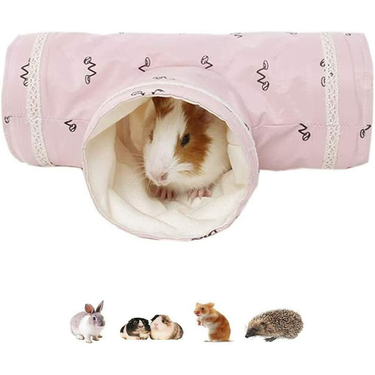 Betterlifegb - Betterlife Hamster Play Tunnel Collapsible Small Animal Pet Shelter Pet Toy Nest Cage House Accessories for Guinea Pig Chinchillas