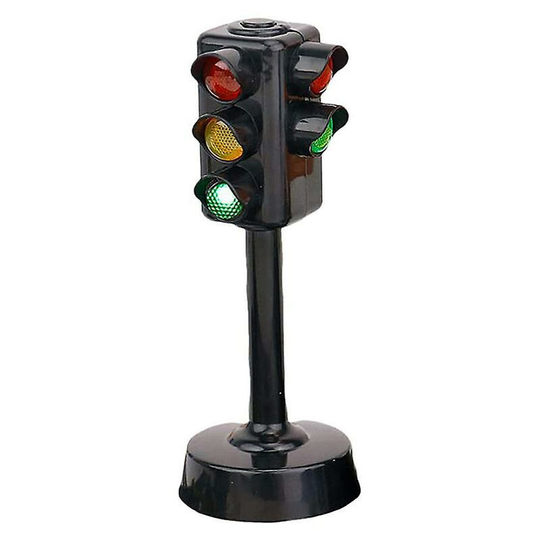 Mini Traffic Light Signs Toys Funny Early Educational Model Toy Crosswalk Light Toys For Children Play Educational Toy