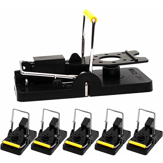 Reusable Plastic Mouse Trap Rats, 6PCS Professional Homemade Mouse Trap for Indoor and Outdoor, Easy to Use Rat Traps Safe for Family