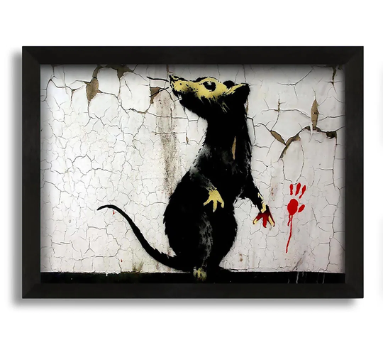 Rat Paw - Graphic Art on Canvas