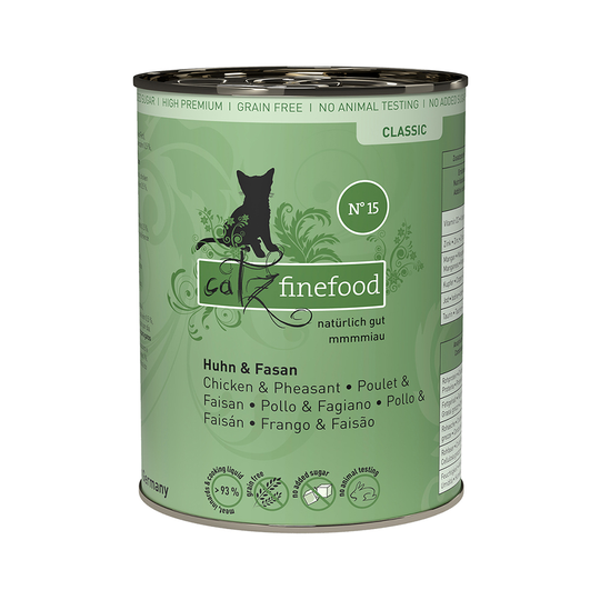 catz finefood Can 6 x 400g - Chicken & Pheasant