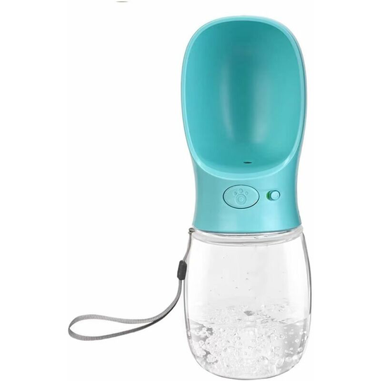 Portable Dog Water Bottle 11oz Antibacterial Food Grade Travel Water Bottle for Dog Cat Drinking Water for Outdoor Pets