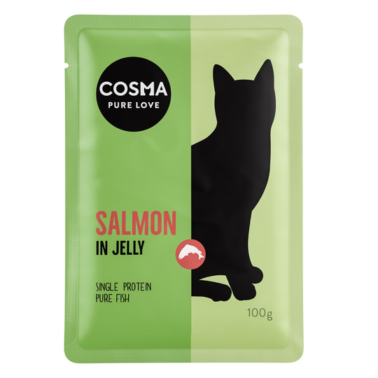 Cosma Original Pouches in Jelly Saver Pack 24 x 100g - Salmon