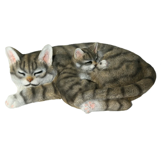 Athis Cat and Kitten Figurine