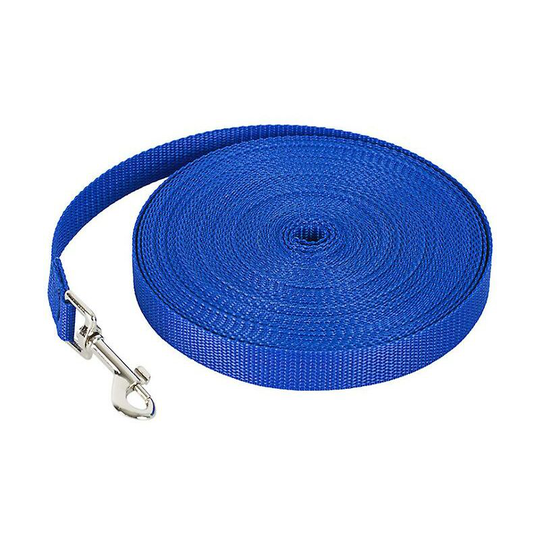 Sun Flowergb - 50m Pet Dog Leash, Outdoor Tracking Leash for Large Dogs Blue