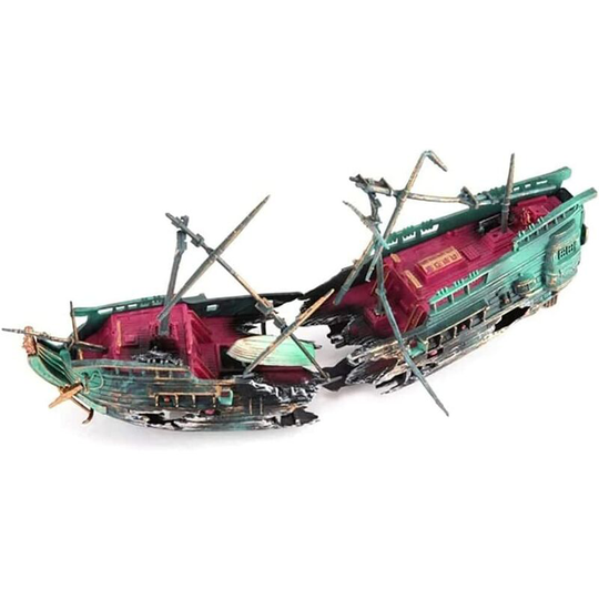 Gift - Resin aquarium decoration in the shape of a shipwreck