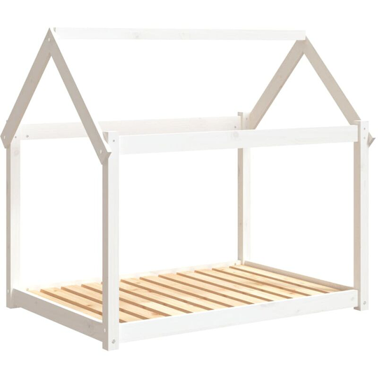 Vidaxl - Dog Bed White 111x80x100 cm Solid Wood Pine White