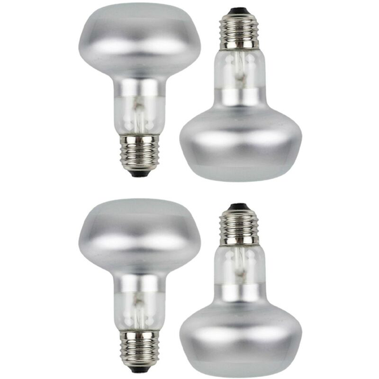Joorrt - 4 Pack 75W Reptile uva Heat Lamp for Reptiles 220V