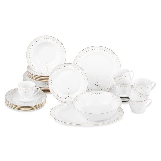 Conlin 32 Piece Dinnerware Set, Service for 6