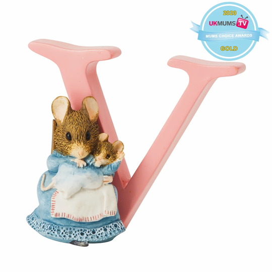 Peter Rabbit Letter V Figurine