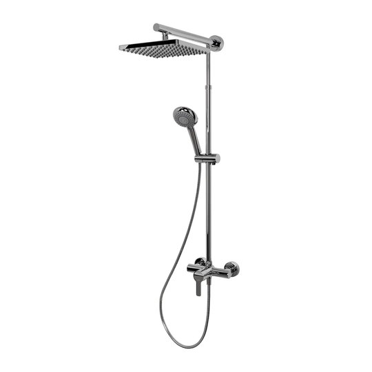 Duschsystem Classic Mixer Shower with Adjustable Shower Head