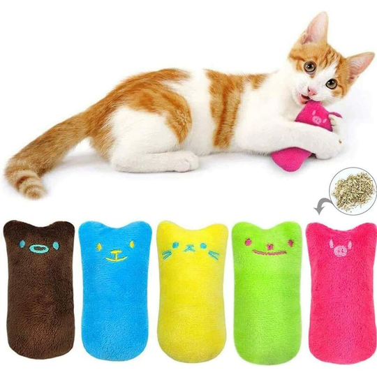 Cat Toy, Indoor Cat Toys, Plush Cat, Catnip Toys-5PCS, Suitable for Indoor Cat Chew and Teeth Cleaner Toys Teething Set - Langray