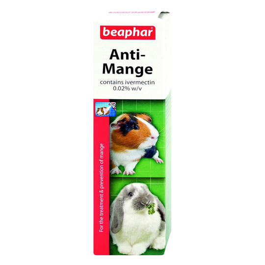 (3 Packs) Beaphar Anti Mange Spray - Rabbits and Guinea Pigs