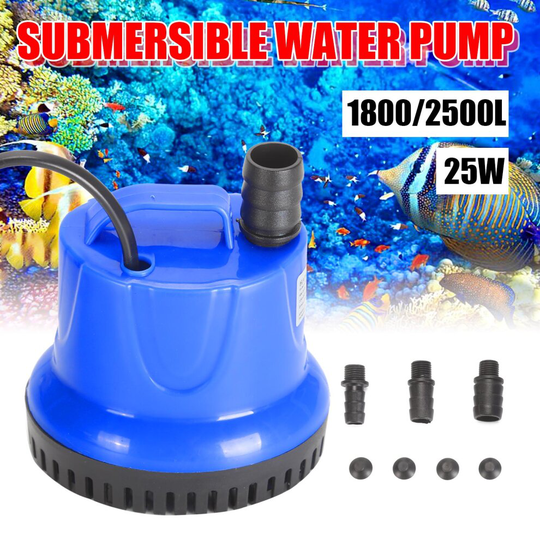 25W Water Pump Garden Fish Pond Pool Aquarium Tank Fountain Feature