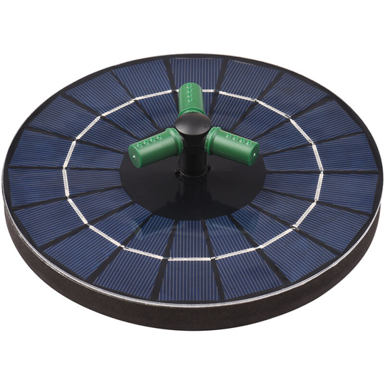 Lifcausal - 3.5W Solar Fountain Pump With 360°Rotatable Nozzle Solar-power Fountain With Battery Free Standing Water Pump Auto-Shut off Circle