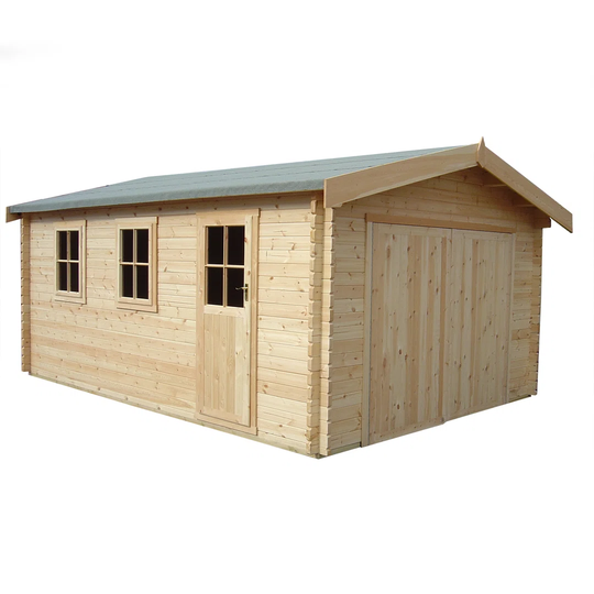 Mahtomedi 13 x 15 Ft. Tongue and Groove Log Cabin