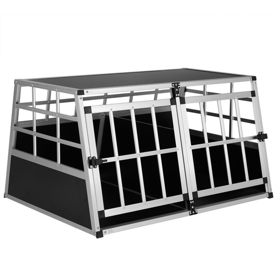 Dog Car Crate Aluminium Sturdy Transport Box Hundetransportbox xl (de) - Cadoca