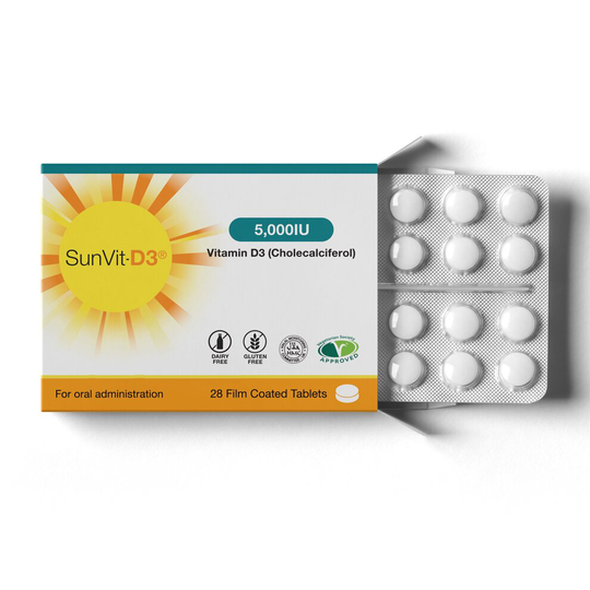 Vitamin D3 5,000IU - High Strength - Bone & Immune Support