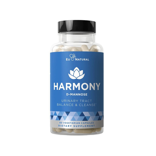 Eu Natural Harmony D-Mannose Urinary Tract Balance & Cleanse | 60 Veg Capsules