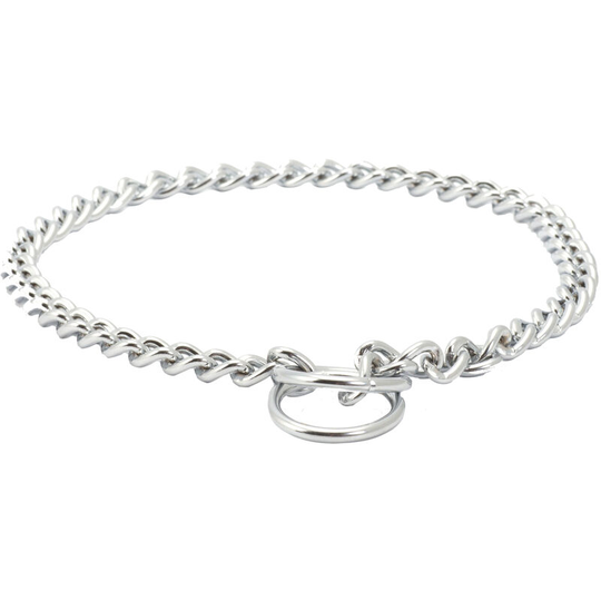Ancol Pet Products Heavy Check Chain Dog Collar (65cm (Size 8)) (Metal) - Metal