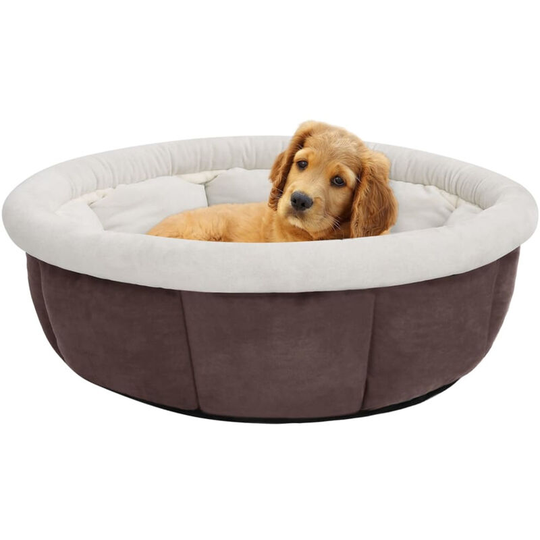 Dog Bed 59x59x24 cm Brown