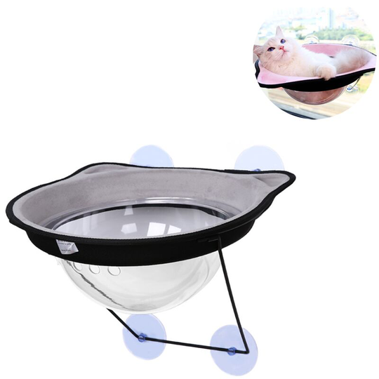 Cat Hammock Space Capsule Litter for Cat Toy For Cat Suction Cat Hammock Gray