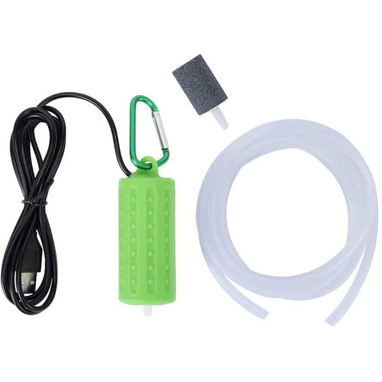 Mini Portable Aquarium USB Air Pump USB Oxygen Pump USB Energy Saving Super Quiet Aquarium Air Pump Quiet Aquarium Air Pump Fish Tank Pump