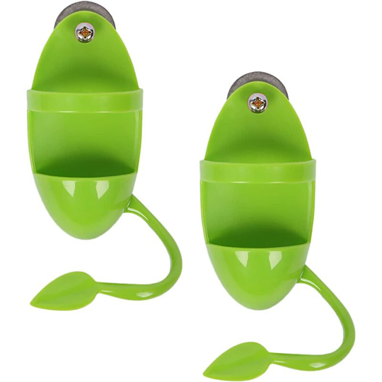 2 Pack Parrot Cuttlebone Stand with Perches, Cuttlebone with Stand, for Pet Bird Supplies, Fruits, Vegetables, Millet.