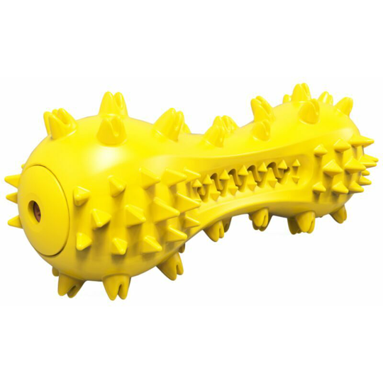 Can clean dog toys, dog toothbrushes, solid rubber chewing toys for small and medium dogs, yellow