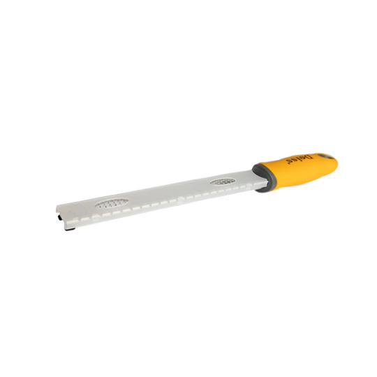 Deiss Pro Citrus Zester & Cheese Grater - Parmesan Cheese Lemon, Ginger, Garlic, Nutmeg, Chocolate, Vegetables, Fruits - Razor-sharp Stainless Steel B