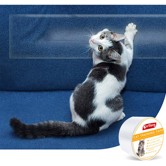 Anti-scratch Cat Tape Cat Scratch Deterrent Tape Clear Double-Sided Cat Training Tape