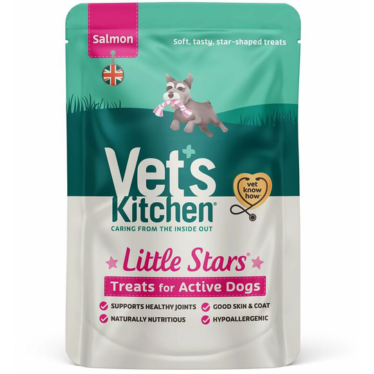 Little Stars Dog Treats Salmon Active+ - 85 Gm - VKT08 - Vet's Kitchen
