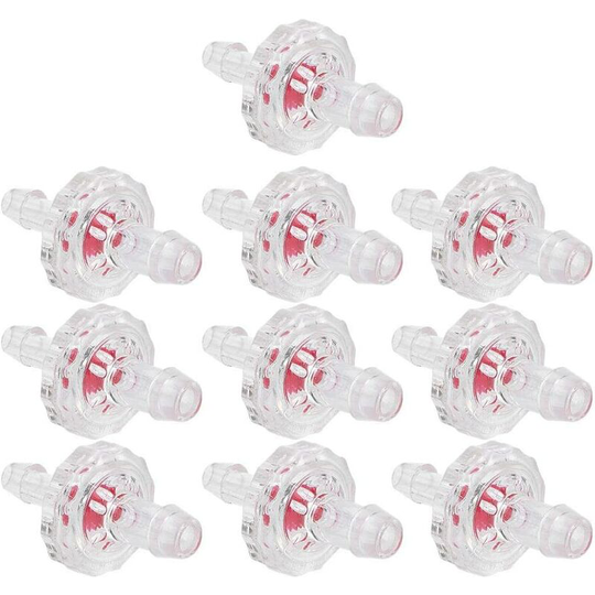 Betterlifegb - 10 Pieces Unidirectional Anti-Return Valve, Fish Tank Water Stop Valve Anti-Return Aquarium Air Pump Valve Variable Diameter