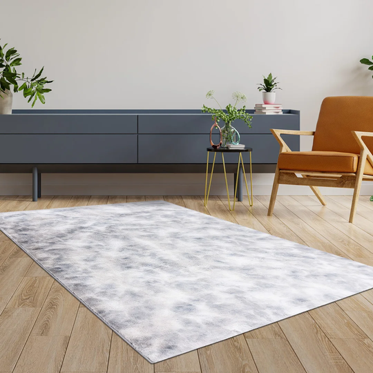 Dorrel Machine Woven Grey Rug