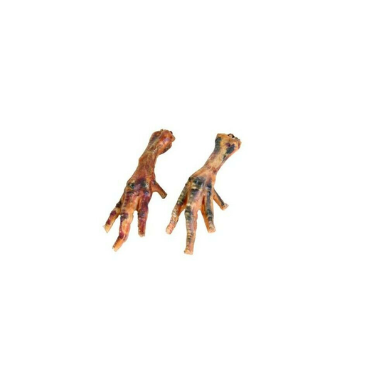 (Large, 500g) Dried Chicken Feet Tasty Chew Treat For Dogs