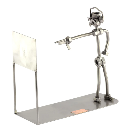 Pistol Shooter with Target Screw Man Rizo