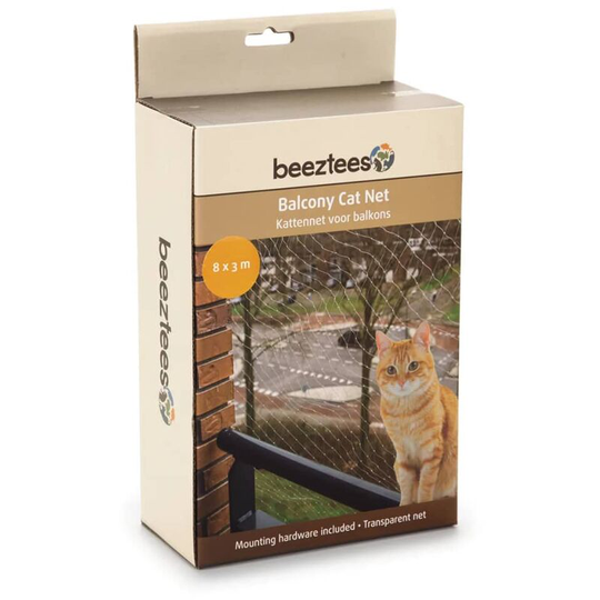 Beeztees - Balcony Cat Net Transparent 8x3 m 41084