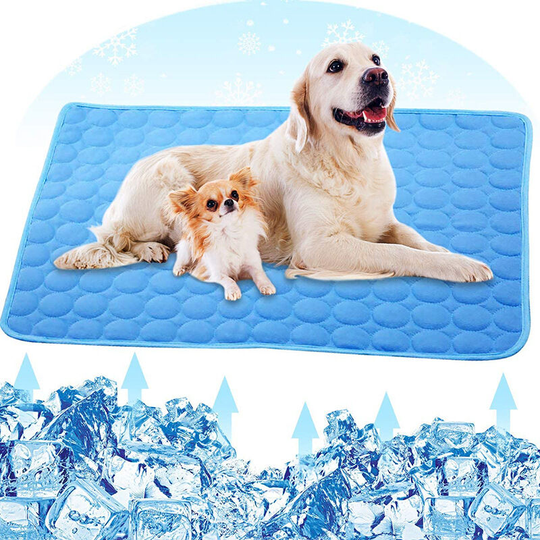Pet Cooling Mat Pet Cooling Mat Pet Cooling Mat Pet Self-Cooling Mat Pet Cooling Blanket for Dogs and Cats Blue (40*30cm)