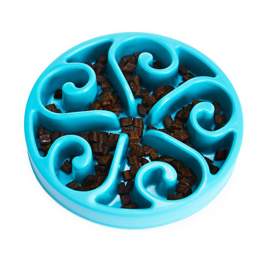 Dog Slow feeding bowl with non-slip base promotes healthy diet and slow digestion